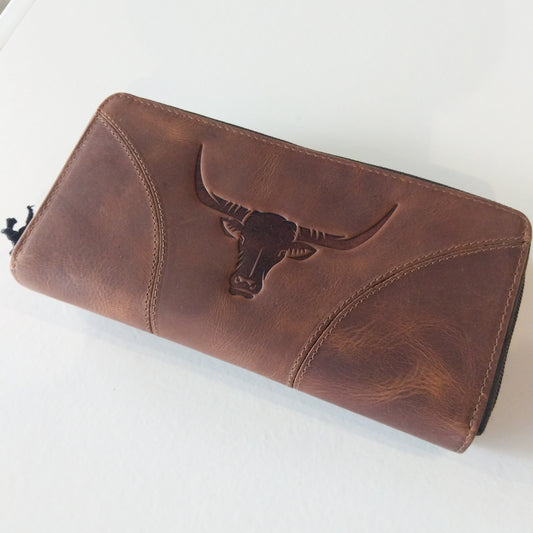 Taurean Upcycled Leather Wallet