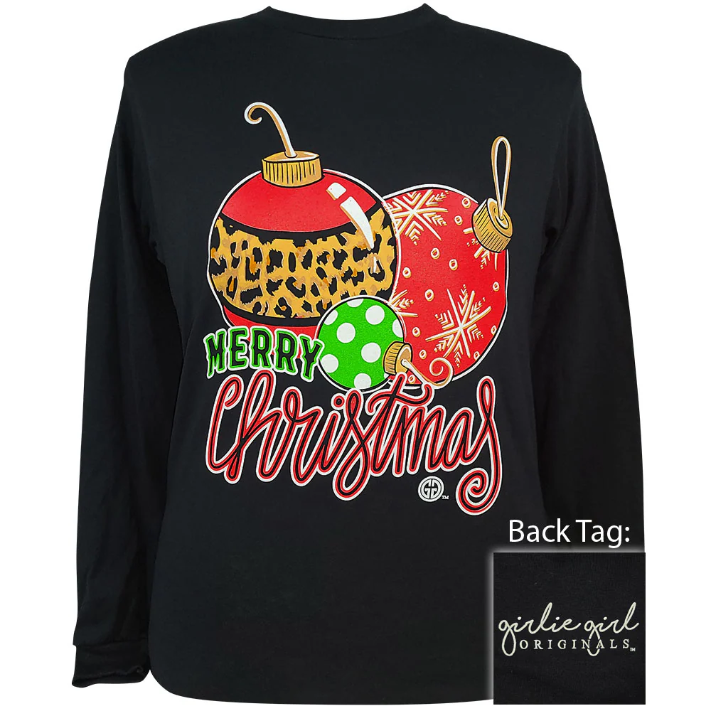 Merry Christmas Black Tshirt