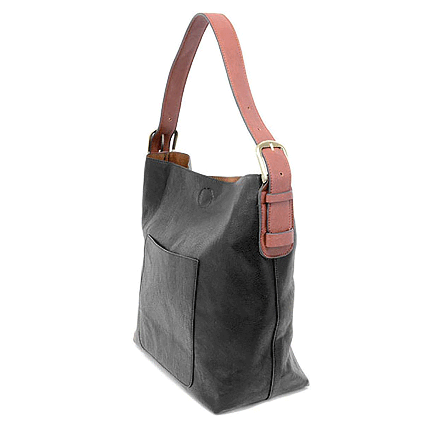 Black Hobo Cedar Handle Purse