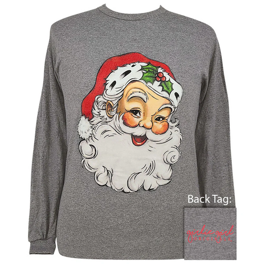 Santa Clause Tshirt Gray