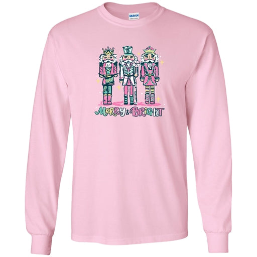 Merry and Bright Nutcracker Pink Tee