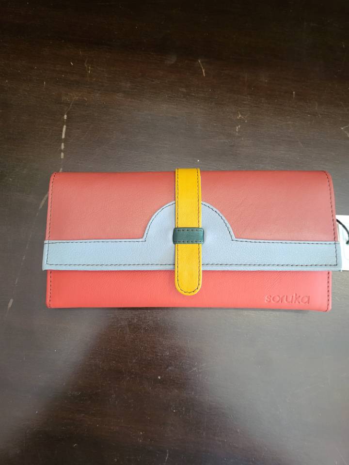 Upcycled Leather Clutch